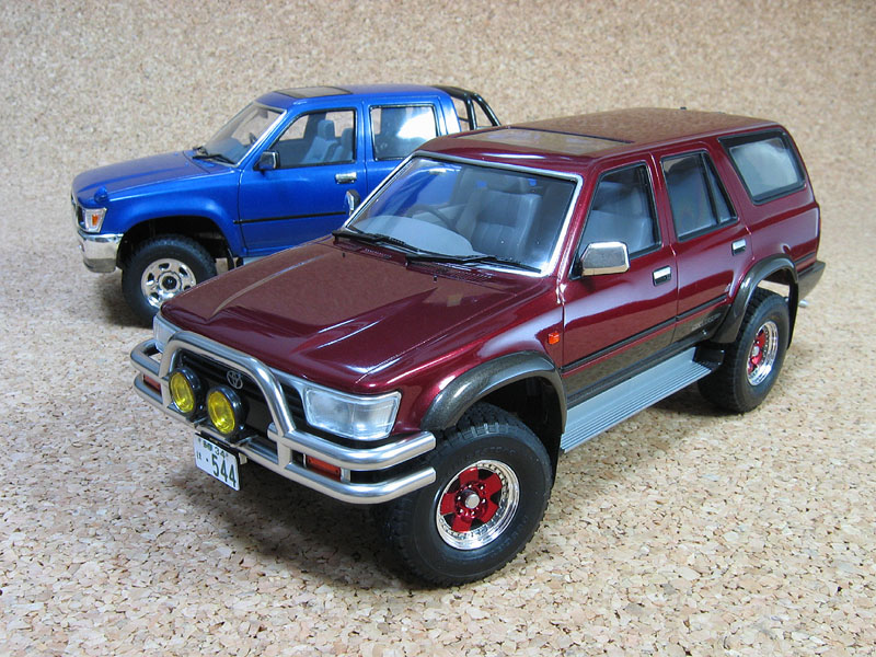 値下げ交渉 希少アオシマ 1/24 HILUX SURF WIDE SSR-X